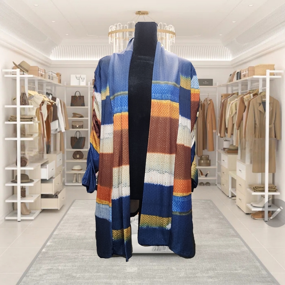 Colorblock cardigan